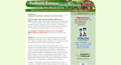 Desktop Screenshot of prohealthsolutions.com