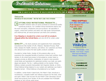 Tablet Screenshot of prohealthsolutions.com